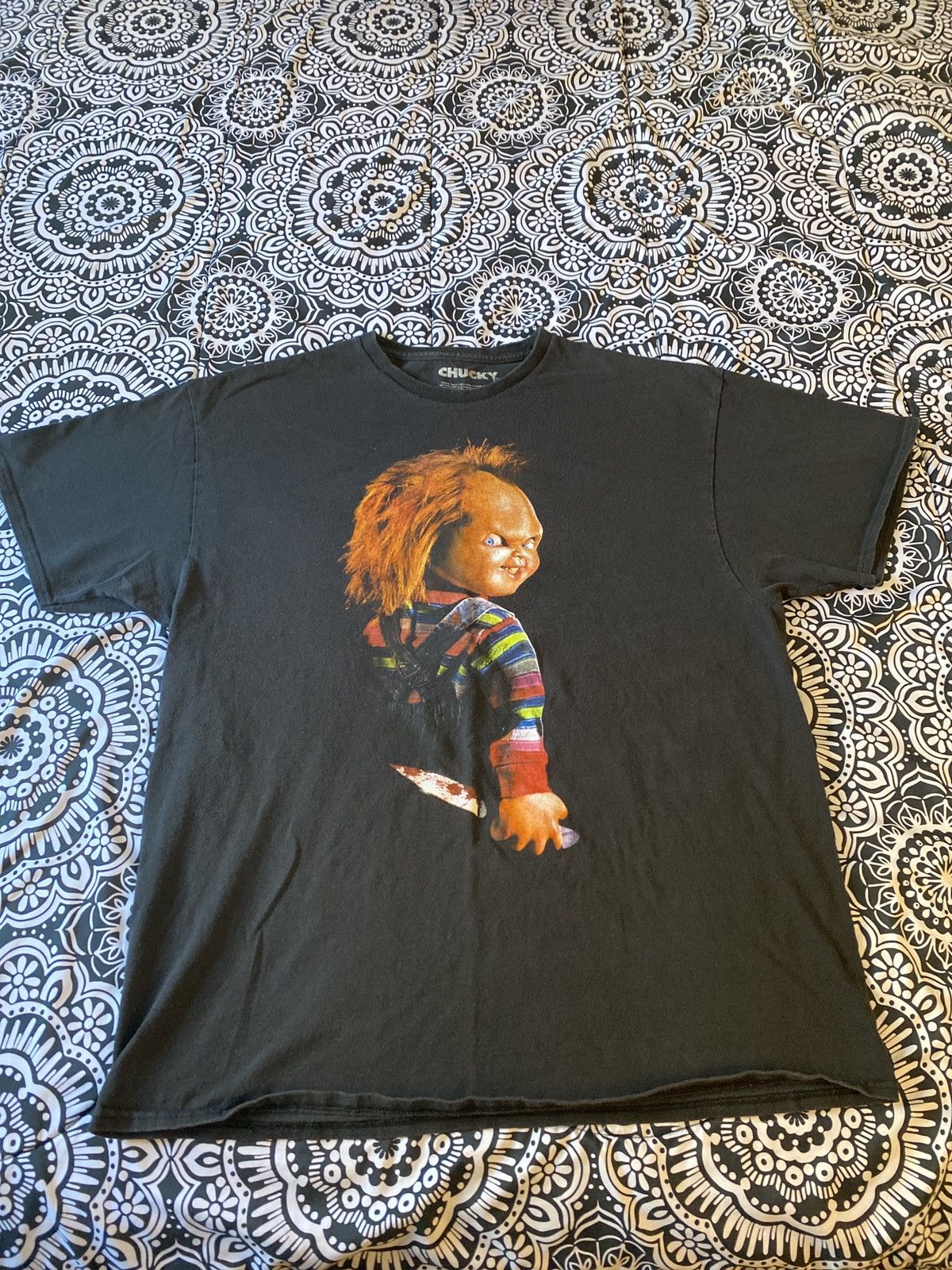 Vintage 2004 VINTAGE CHUCKY FILM TEE Size US XL / EU 56 / 4 - 1 Thumbnail