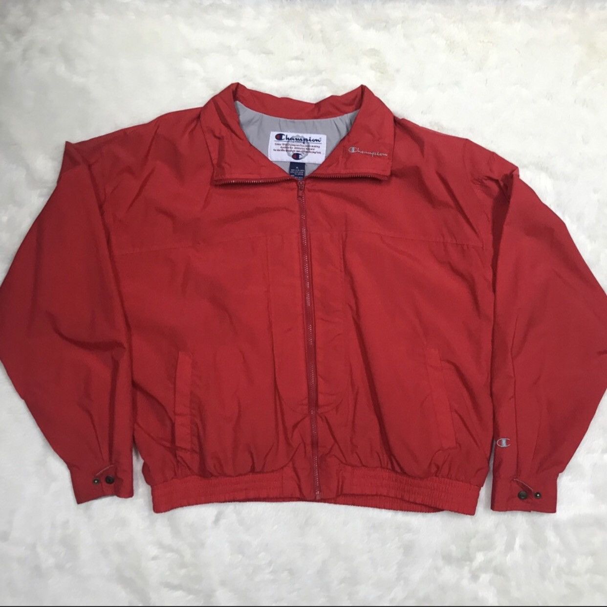 Champion × Vintage Vintage 90s CHAMPION Zip Up Jacket / Parka - Zipper Pockets Size US XL / EU 56 / 4 - 2 Thumbnail