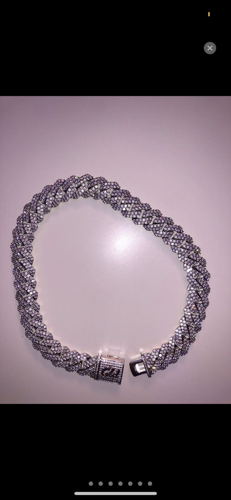 Gold Diamond Prong GLD Link Choker Size ONE SIZE - 1 Preview