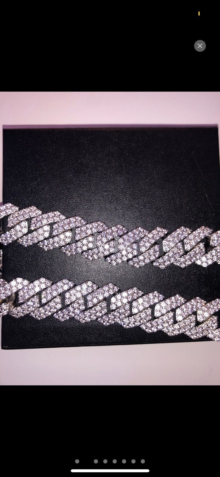 Gold Diamond Prong GLD Link Choker Size ONE SIZE - 4 Thumbnail