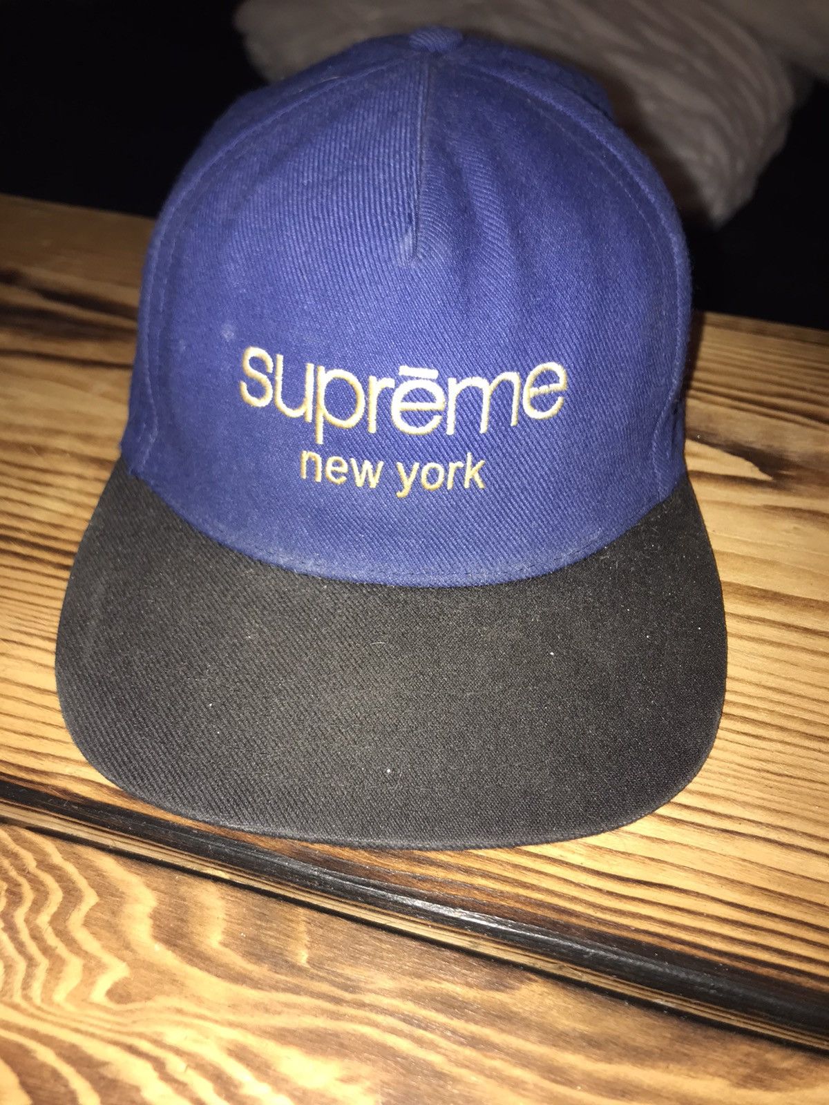 Supreme Supreme New York logo SnapBack hat | Grailed