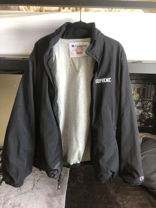 Supreme champion shop track jacket black