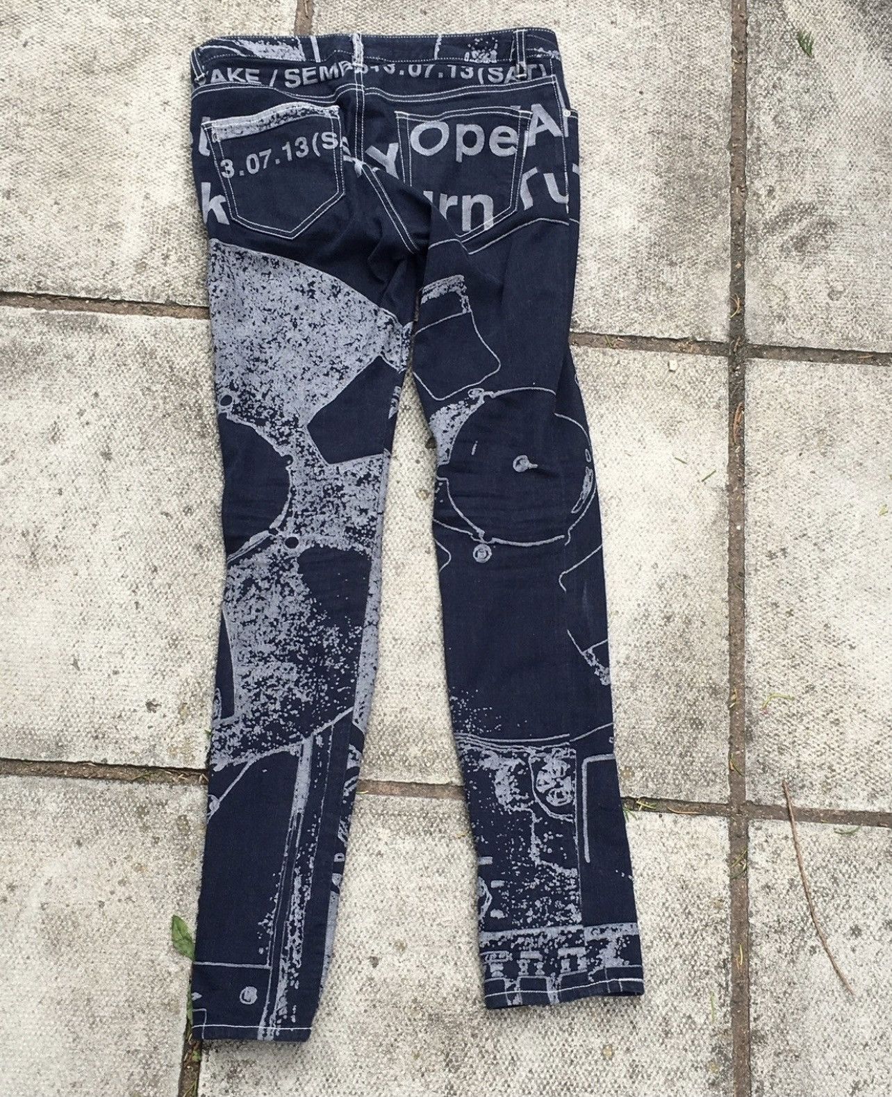 Issey Miyake Issey Miyake Jaquard Denim Size US 29 - 2 Thumbnail
