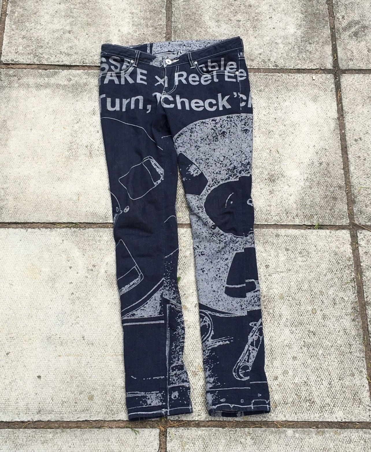 Issey Miyake Issey Miyake Jaquard Denim Size US 29 - 1 Thumbnail