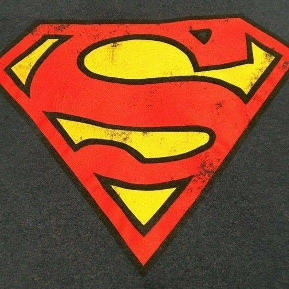 DC Comics Mens DC Comics Superman Logo Design Blue Size Medium T-Shirt Size US M / EU 48-50 / 2 - 3 Thumbnail