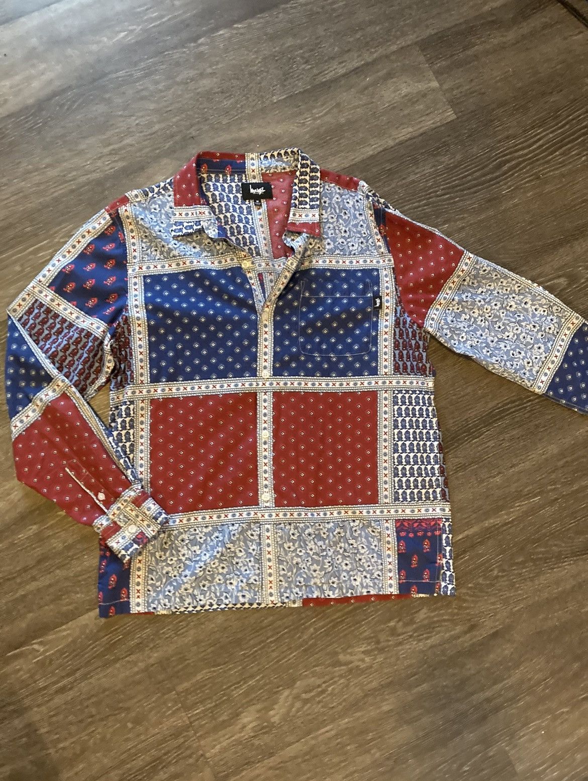 Stussy Paisley Patchwork Shirt