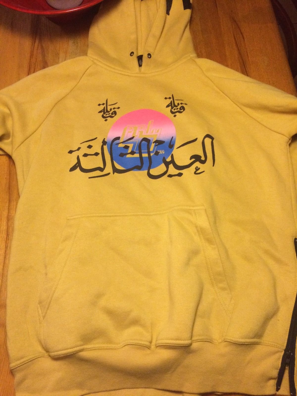 Prly Arabic Hoodie Yellow Mustard