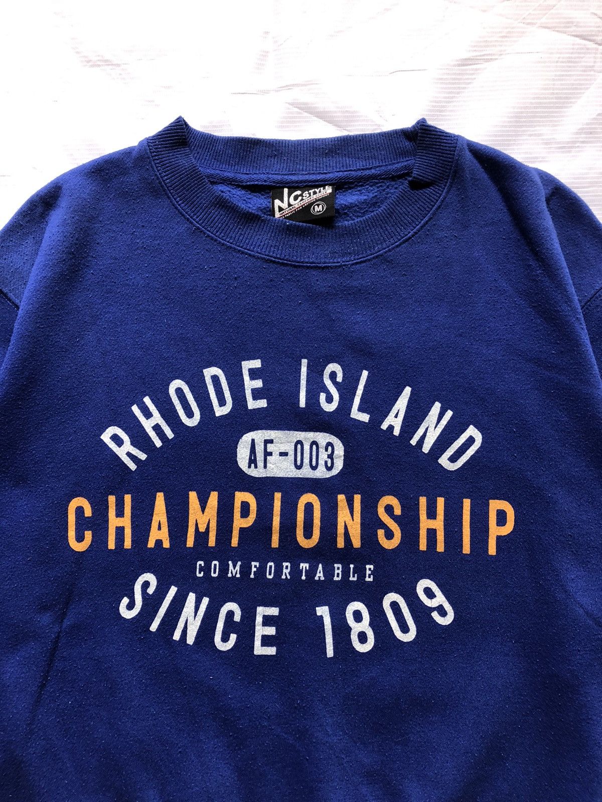 Vintage Vintage Rhode Island Championship University Sweatshirt Size US L / EU 52-54 / 3 - 2 Thumbnail