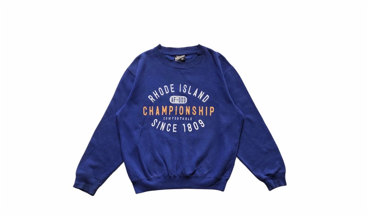 Vintage Vintage Rhode Island Championship University Sweatshirt Size US L / EU 52-54 / 3 - 1 Thumbnail