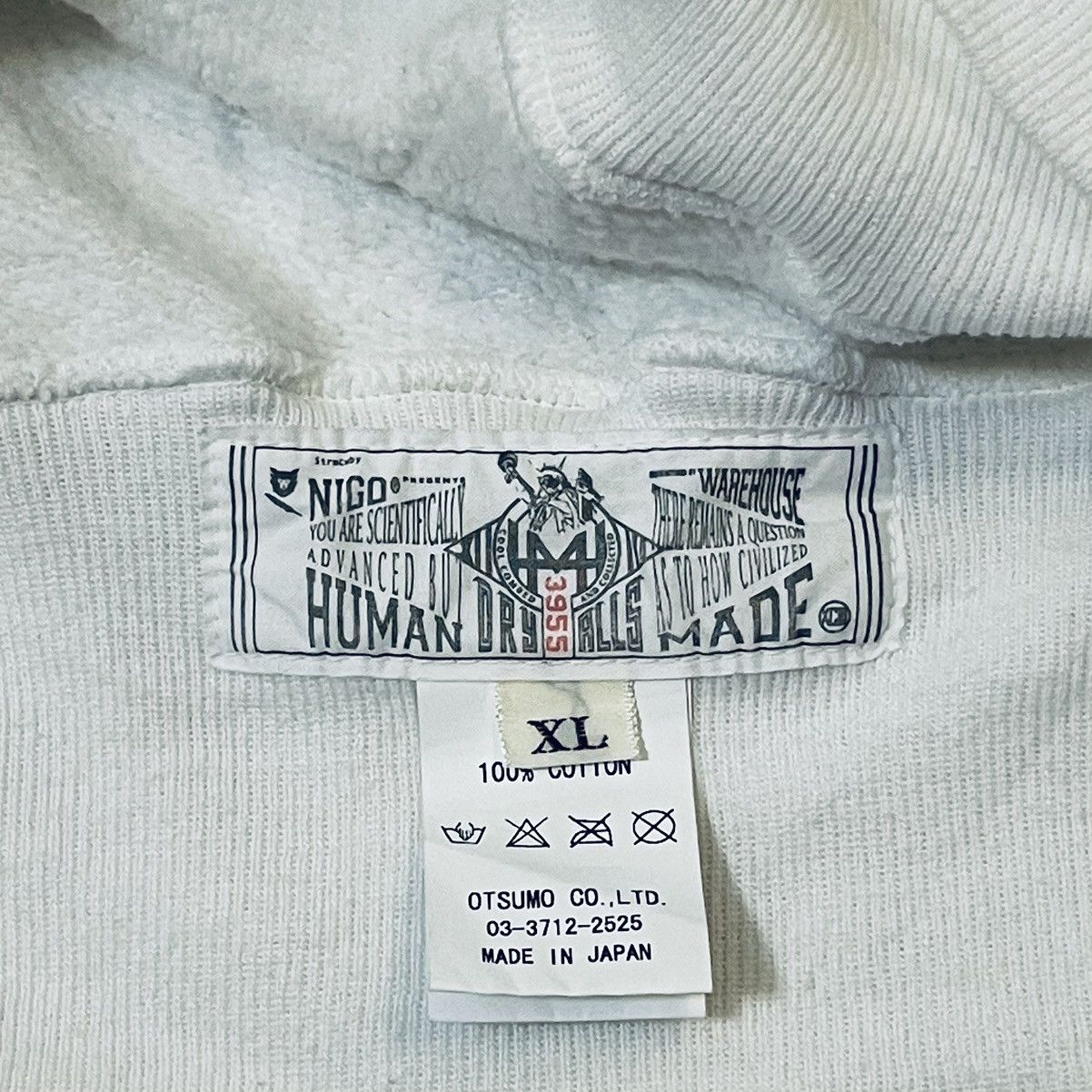 Human Made HUMAN MADE BLACK HEART HOODIE WHITE XL gdc girls don’t cry Size US XL / EU 56 / 4 - 7 Thumbnail