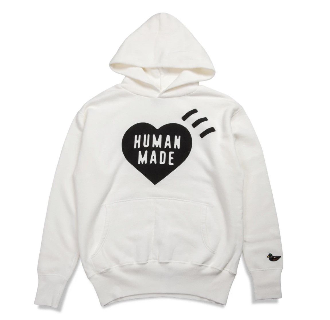 HUMAN MADE HEART TSURIAMI HOODIE BLACK S | hartwellspremium.com