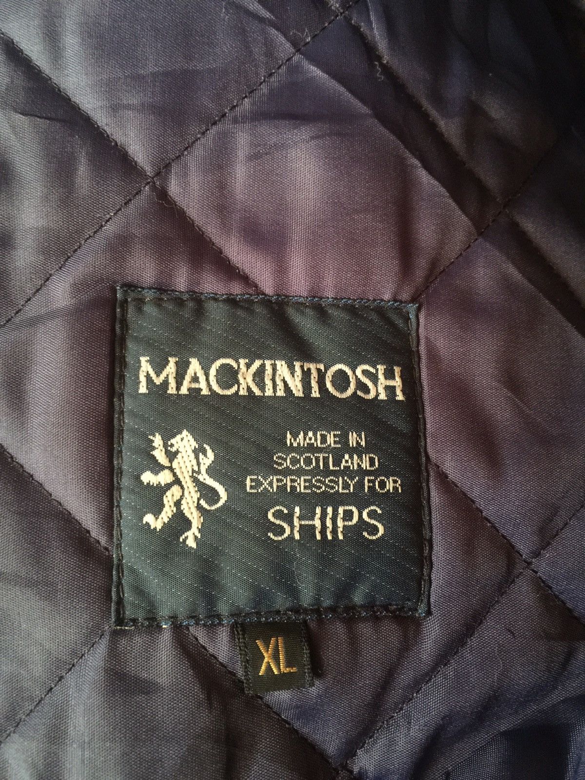 Mackintosh × SHIPS × Vintage Mackintosh x Ships Japan Nice Design Quilted Jacket Size US L / EU 52-54 / 3 - 4 Thumbnail