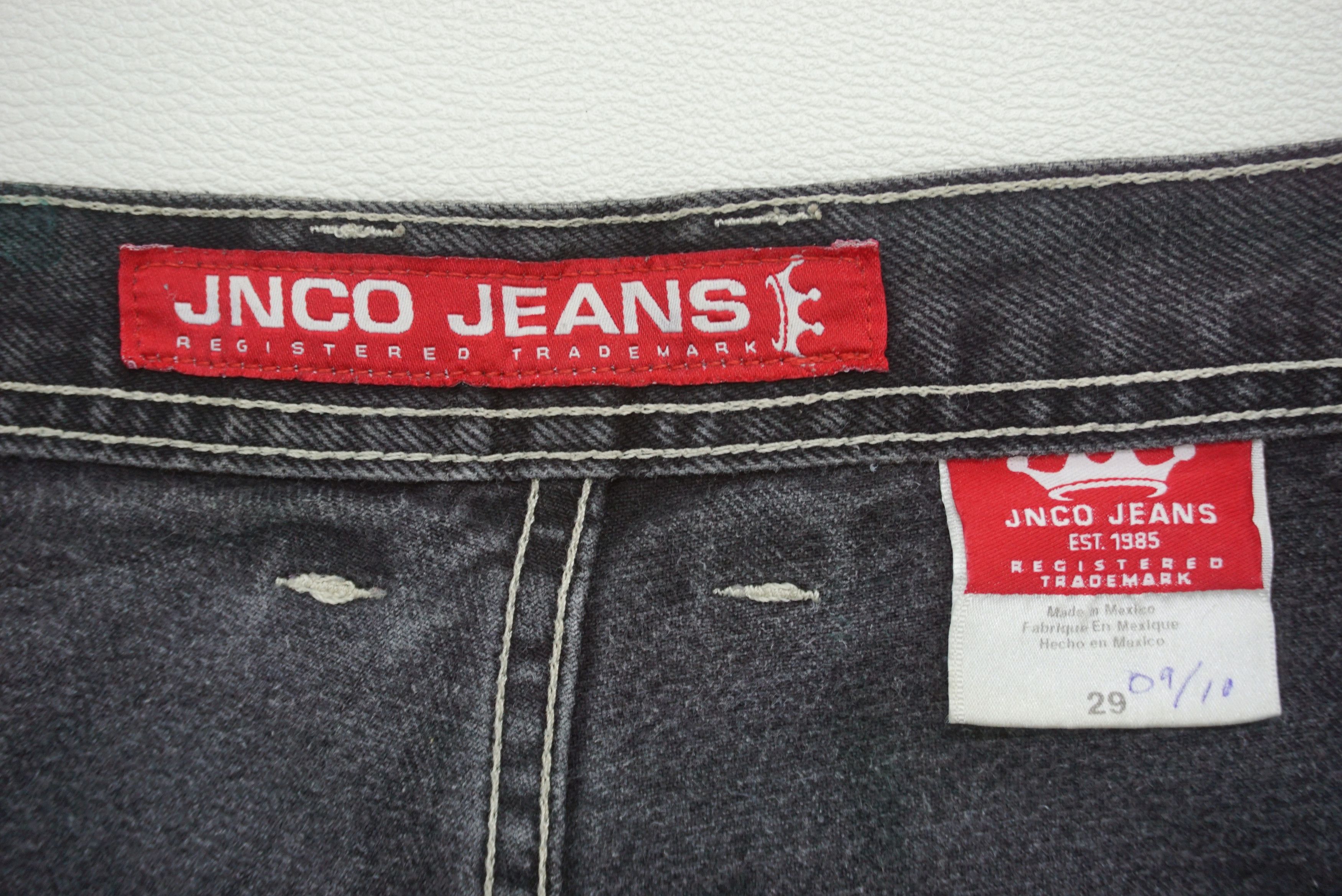 Streetwear JNCO Baggy Skateboard Hip Hop Denim Shorts Embroidered Size US 30 / EU 46 - 9 Preview