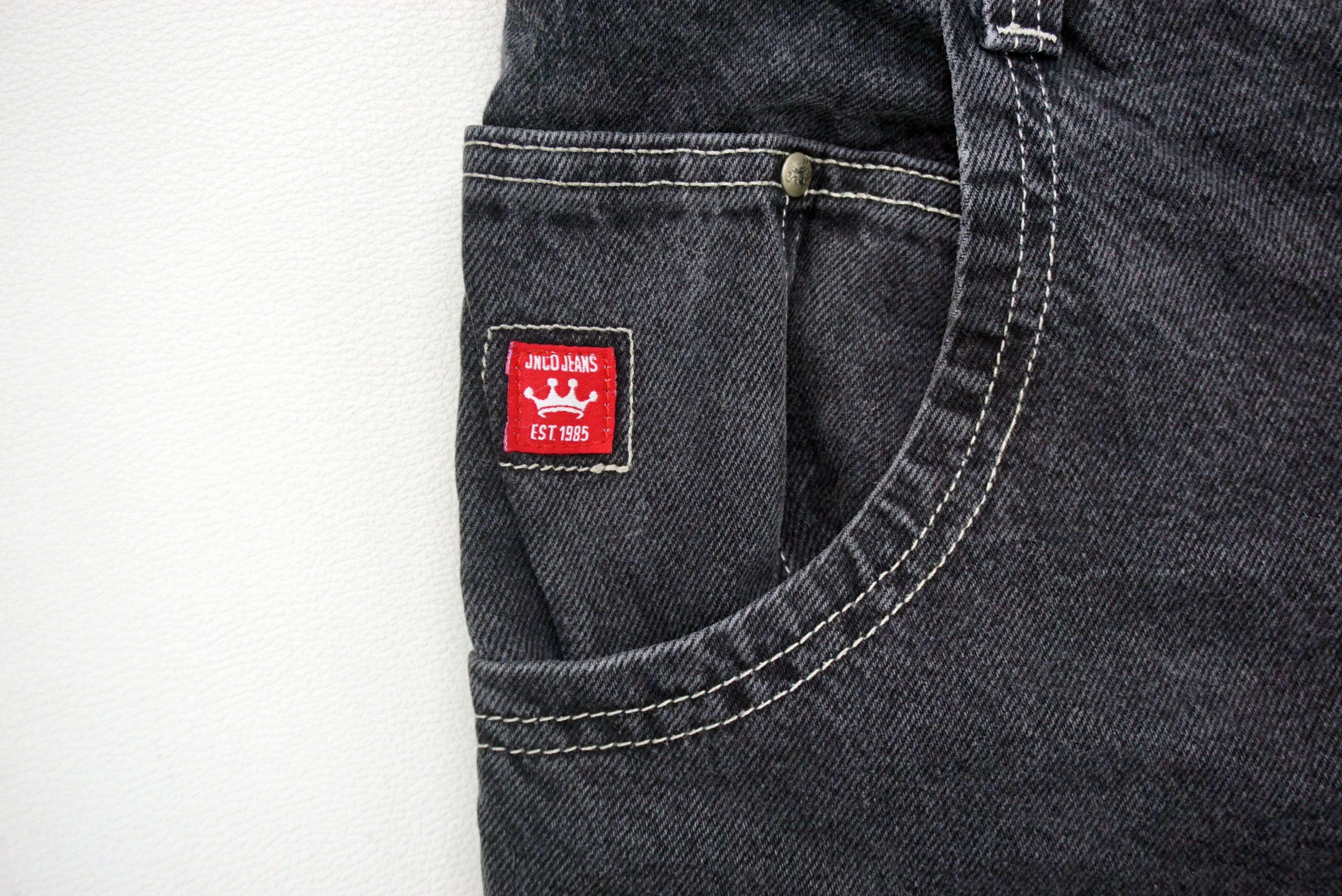 Streetwear JNCO Baggy Skateboard Hip Hop Denim Shorts Embroidered Size US 30 / EU 46 - 5 Thumbnail