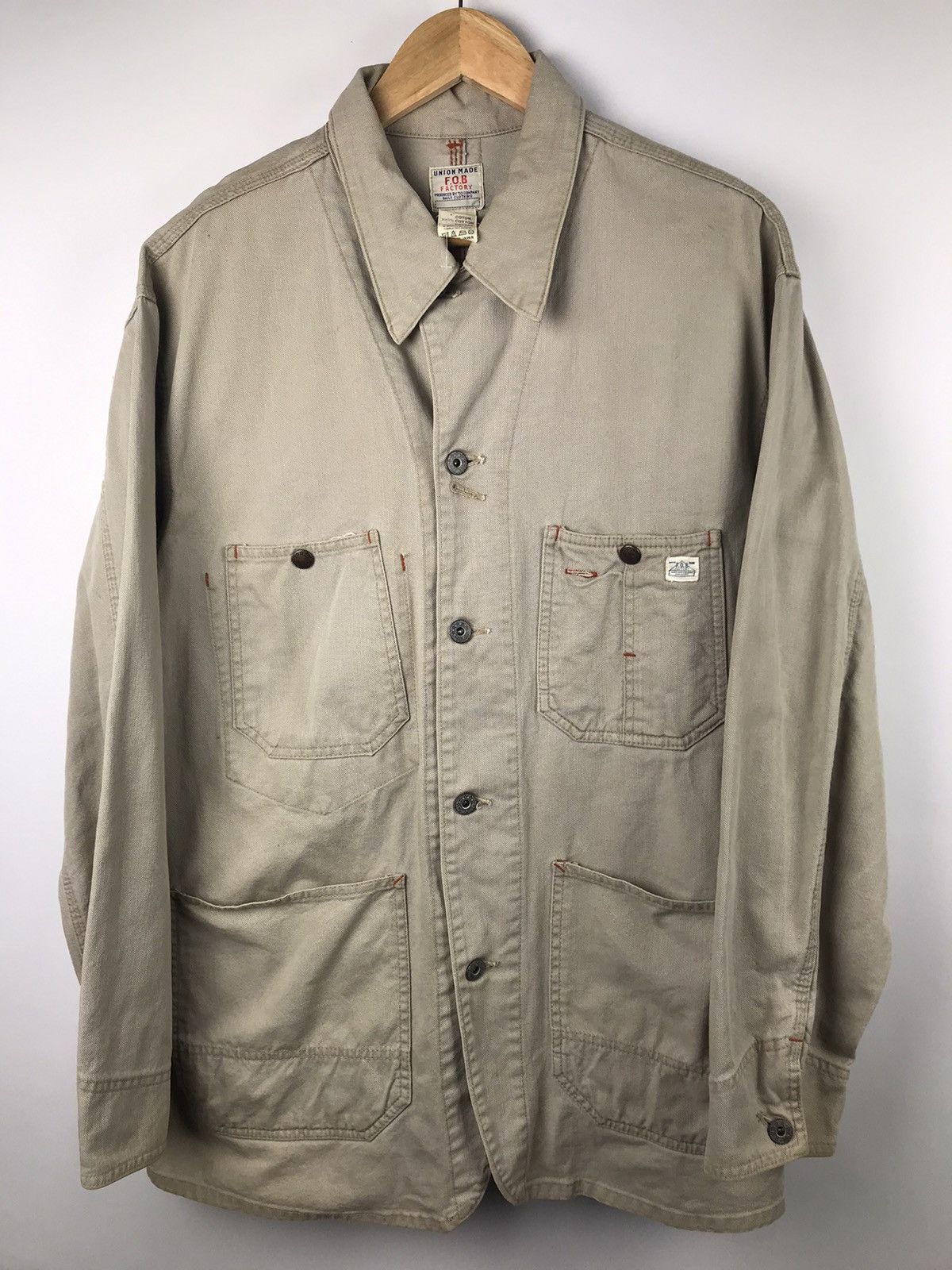 FOB Factory Vtg F.O.B Factory Union Worker Chores Jacket Size US M / EU 48-50 / 2 - 5 Thumbnail