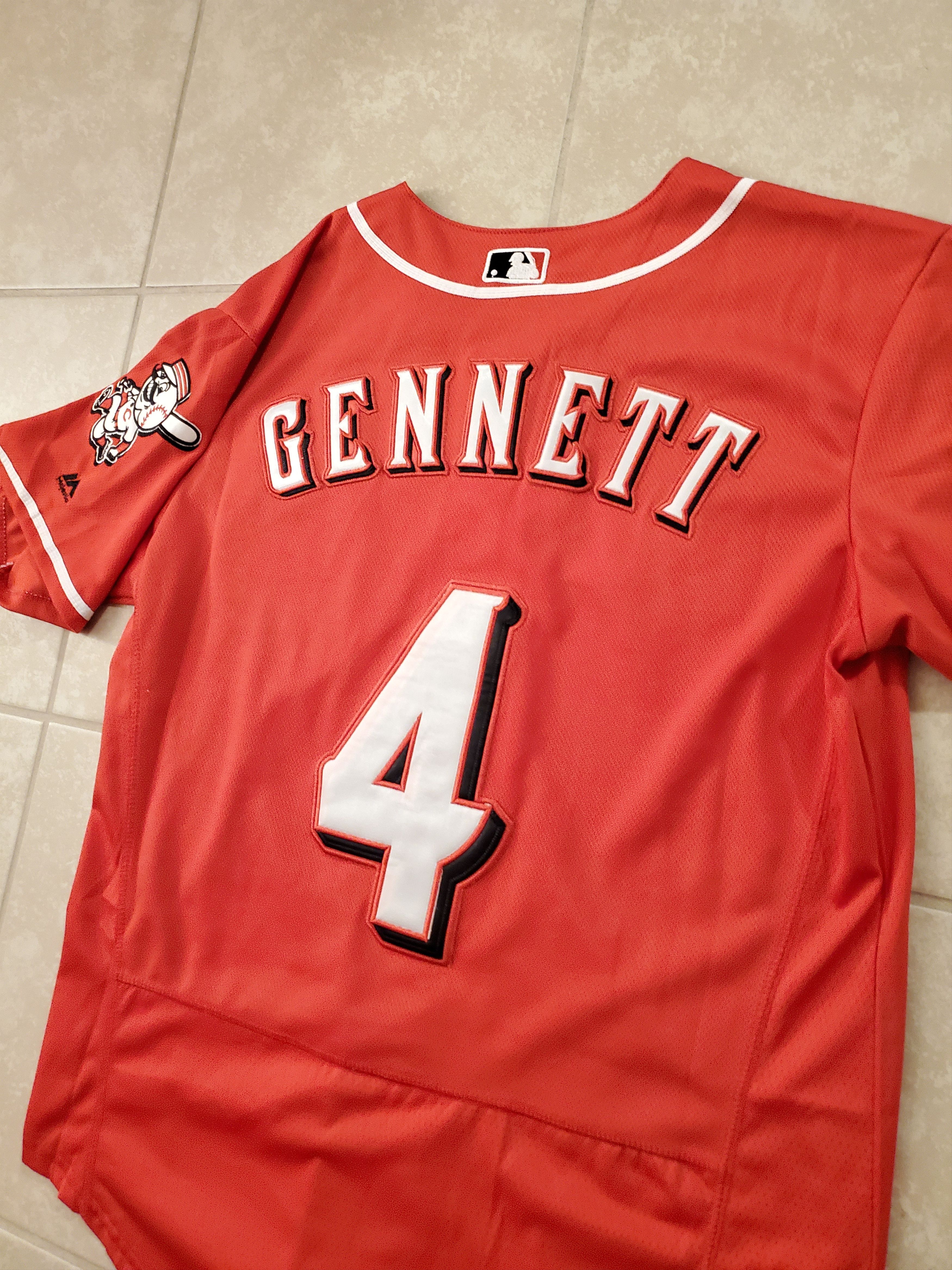 Majestic Cincinatti Reds Scooter Gennett Authentic Majestic Jersey Size US M / EU 48-50 / 2 - 8 Thumbnail