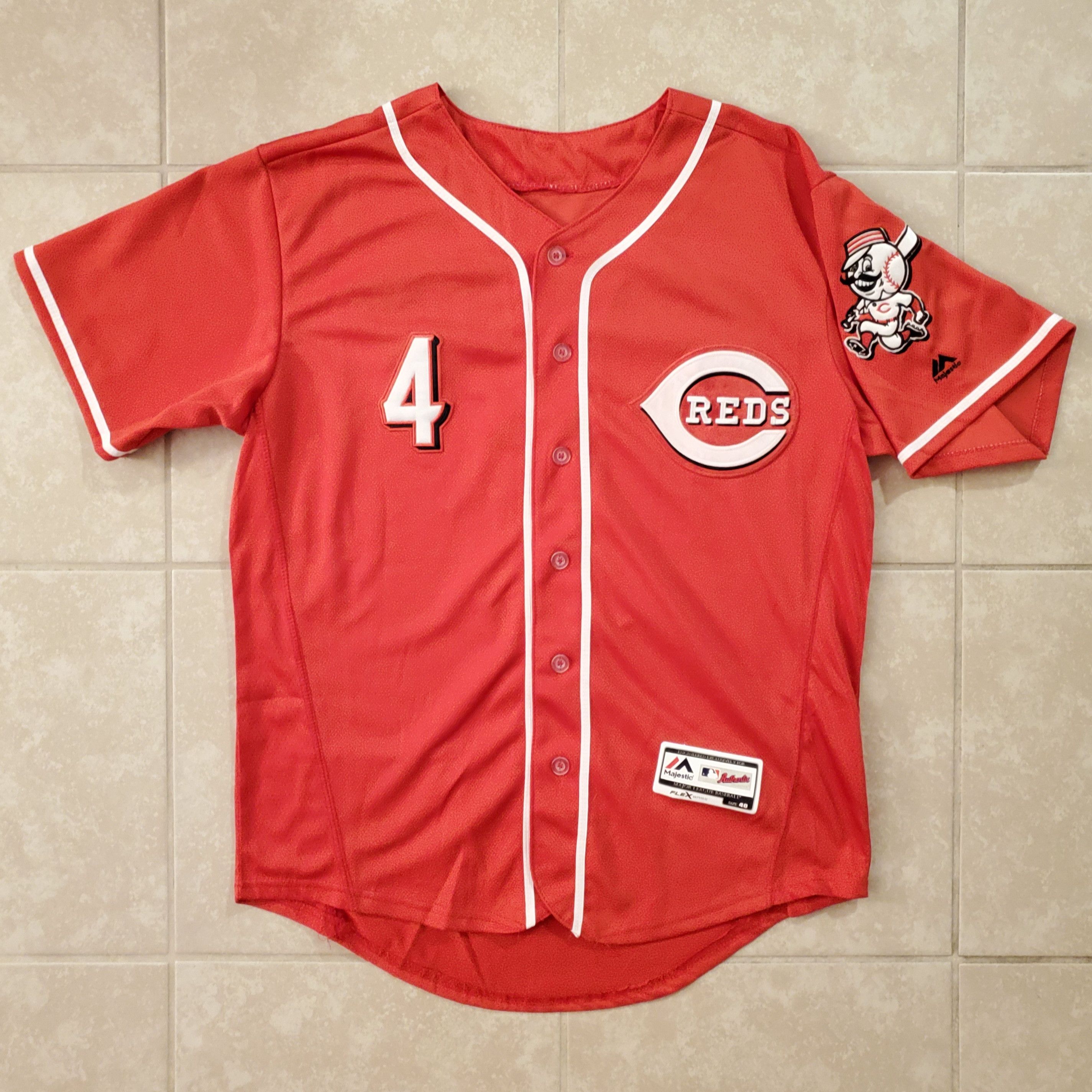 Majestic Cincinatti Reds Scooter Gennett Authentic Majestic Jersey Size US M / EU 48-50 / 2 - 1 Thumbnail