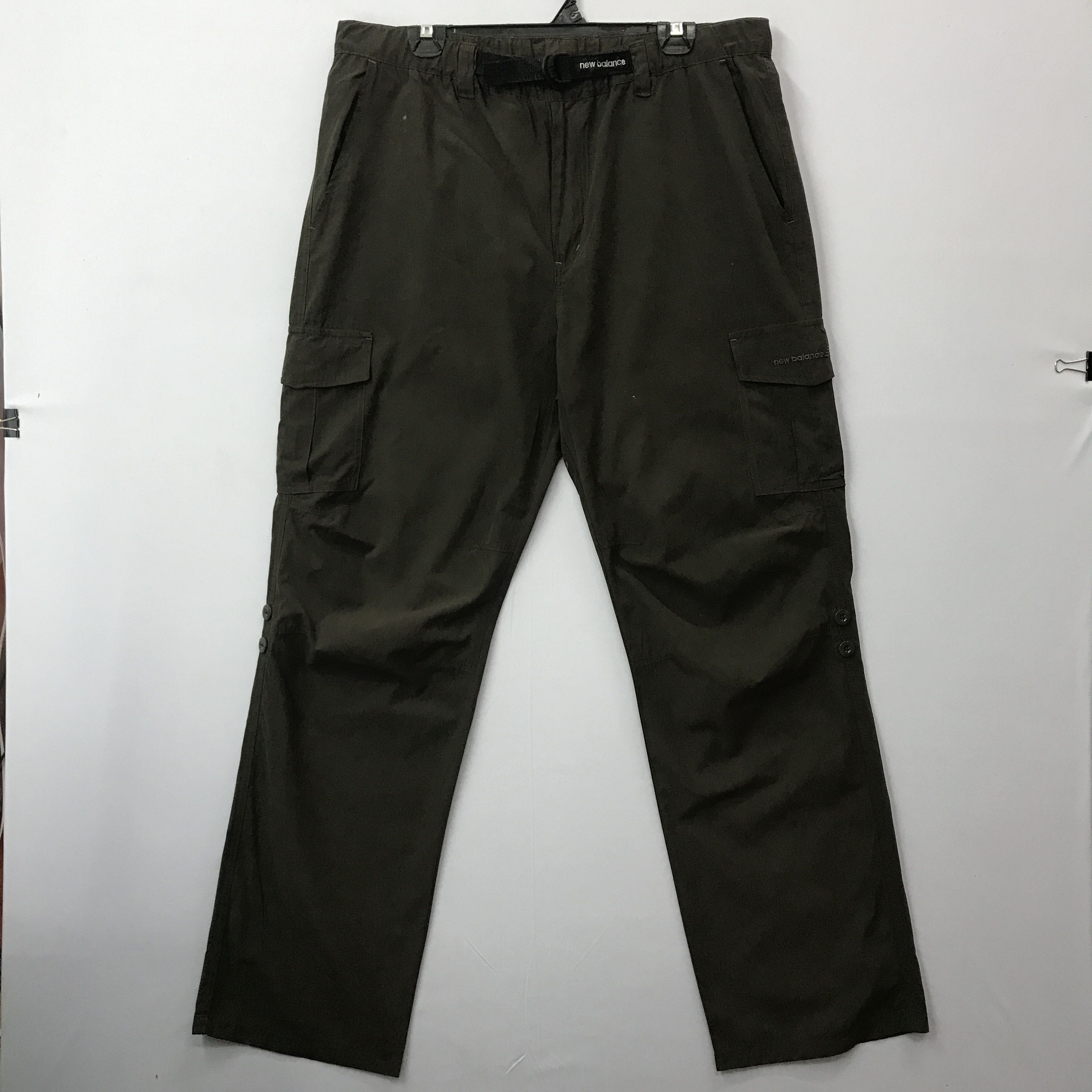 🔥NEW BALANCE CARGO PANTS OUTDOOR MULTI POCKET WAIST BUCKLE