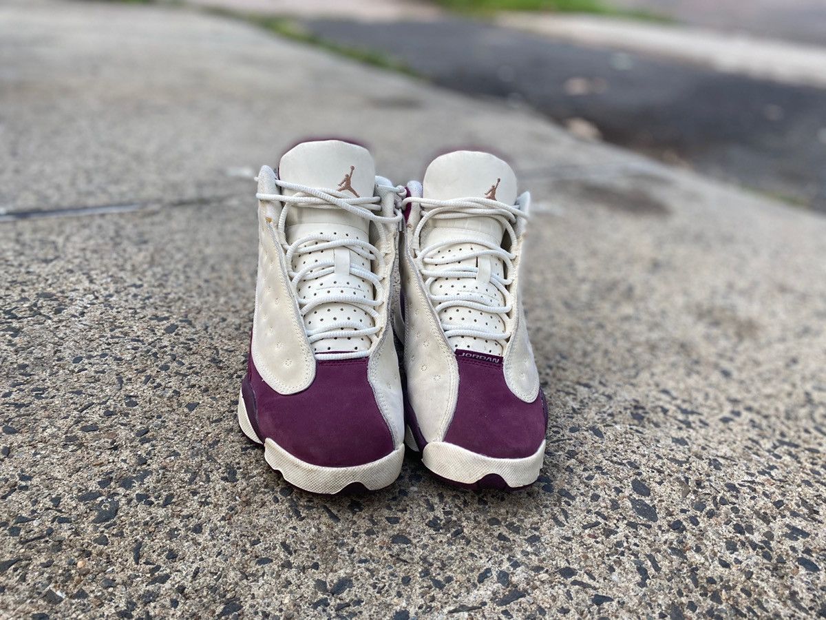 JORDAN 13 factory Bordeaux sz 6y