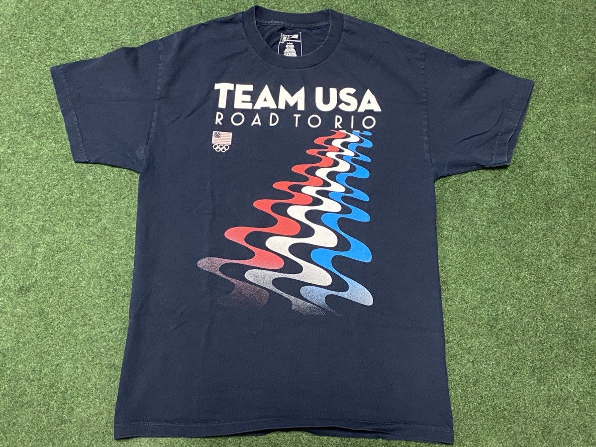 USA Olympics Team USA Road to Rio 2016 Summer Olympics Tee Size US L / EU 52-54 / 3 - 1 Thumbnail