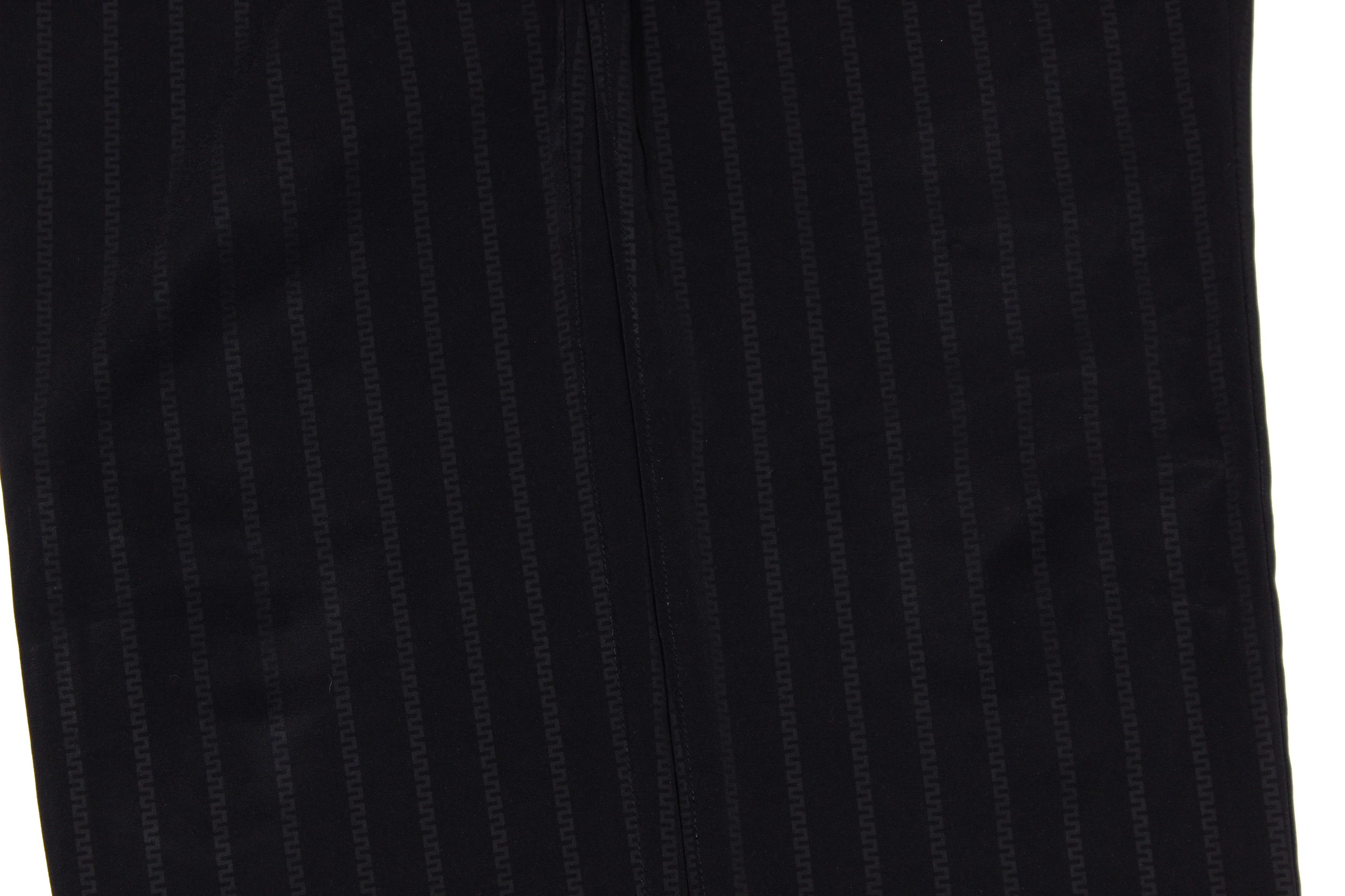 Versace 00S Chain Monogram Polyester Pants Vintage Size US 36 / EU 52 - 5 Thumbnail