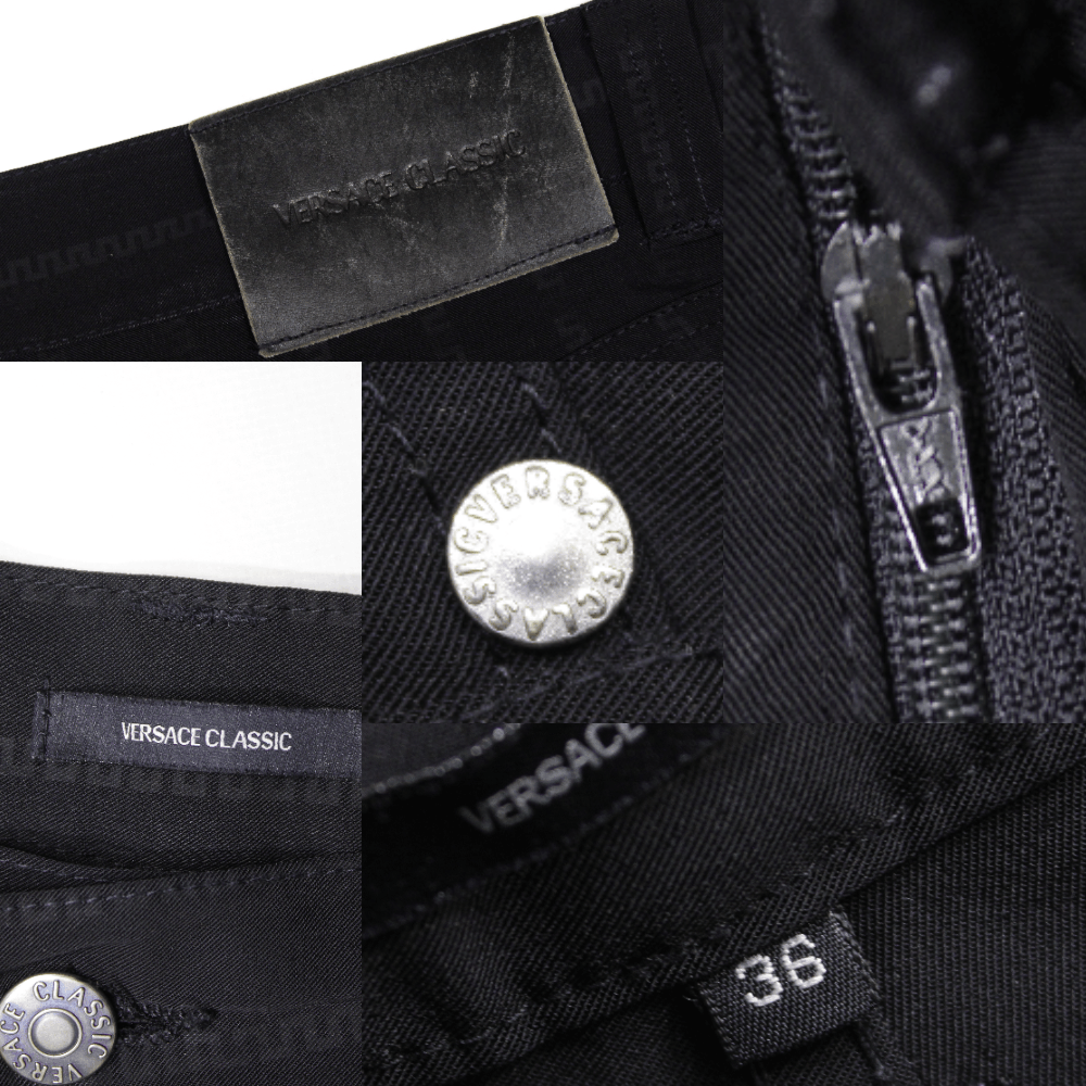 Versace 00S Chain Monogram Polyester Pants Vintage Size US 36 / EU 52 - 10 Thumbnail