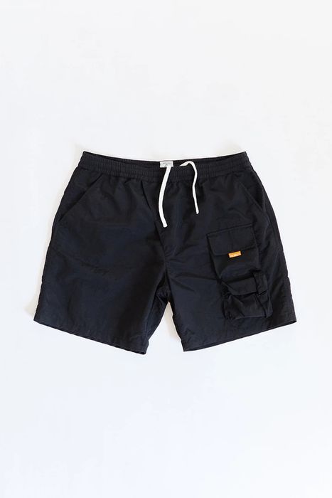 TREK SHORT - BLACK NYLON TASLAN