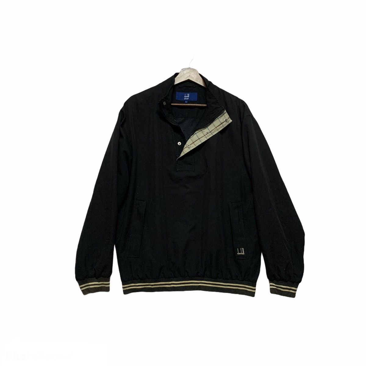 Alfred Dunhill × Vintage ⚡️OFFERS ACCEPT⚡️Vintage Dunhill Embroidery Half Zip Sweater Size US L / EU 52-54 / 3 - 1 Thumbnail