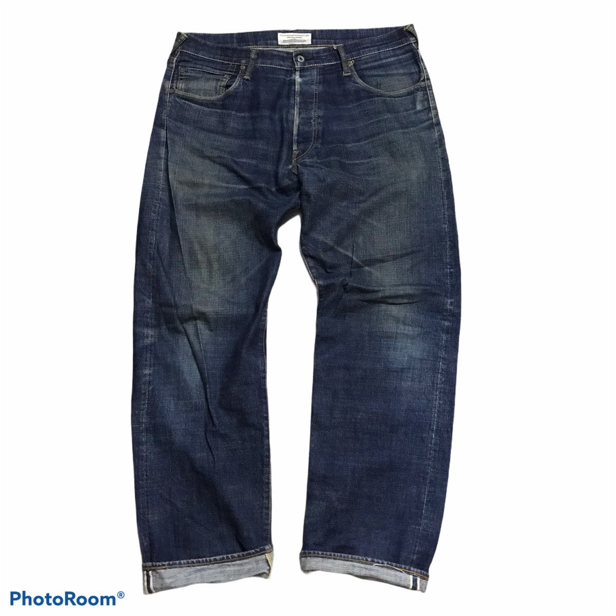 Rare🔥Evisu Paris Designer Raw denim selvedge - Main Image