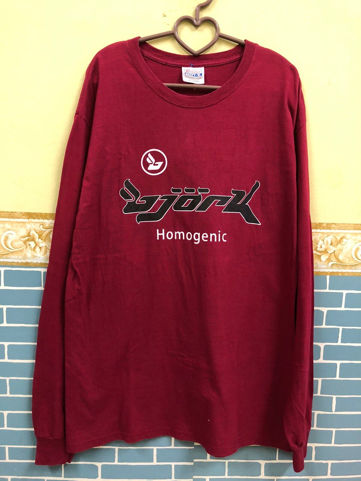 Vintage Vintage Bjork “Homogenic” promo album tour tee L/S | Grailed