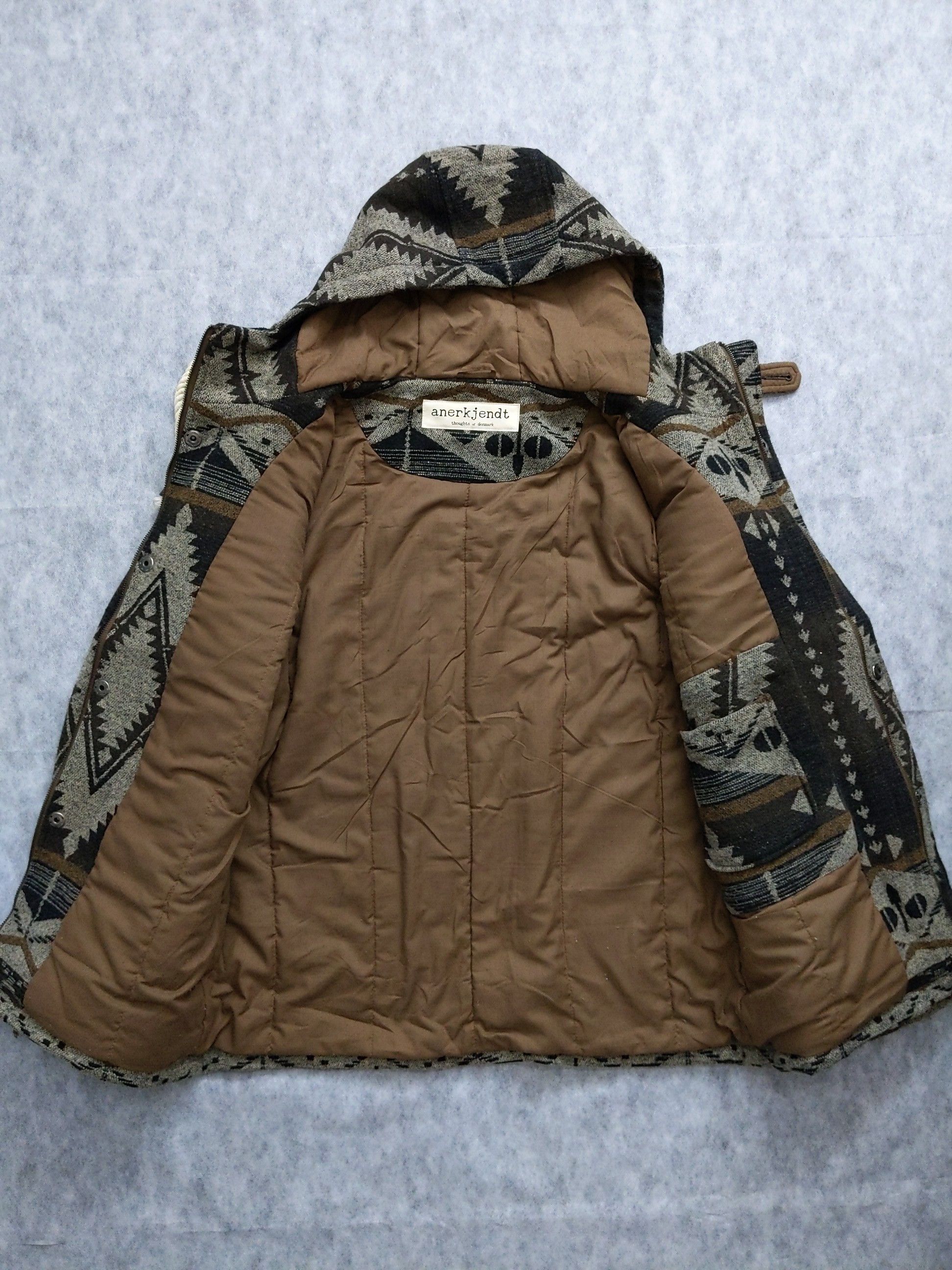 Vintage ANERKJENDT vintage parka jacket retro aztec print L-XL Size US L / EU 52-54 / 3 - 2 Thumbnail