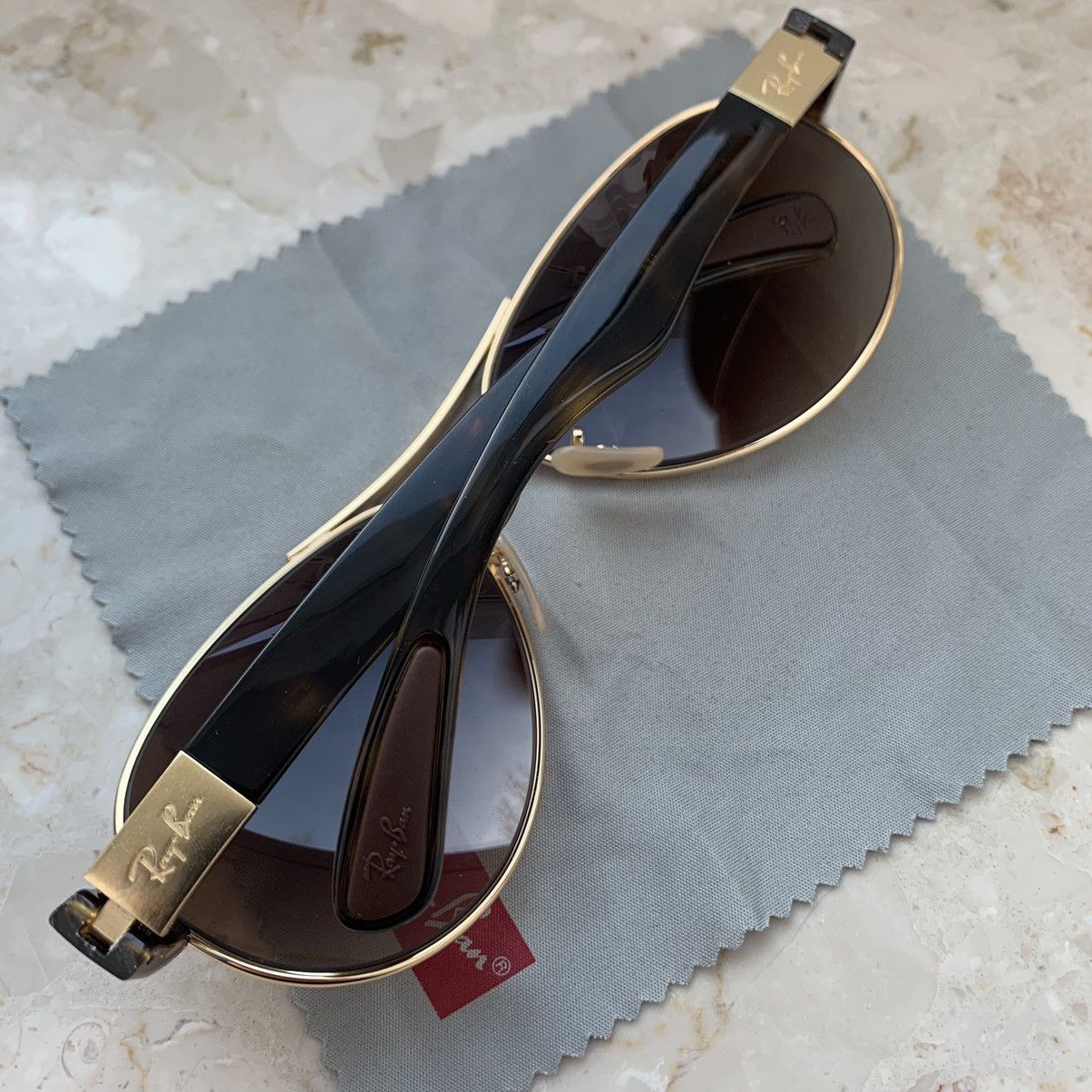 RayBan Ray-Ban Gold Sunglasses Size ONE SIZE - 2 Thumbnail
