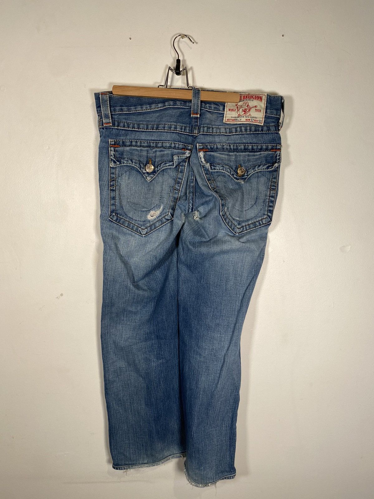 True Religion Distressed Billy Pant 32x33 Size US 32 / EU 48 - 4 Thumbnail