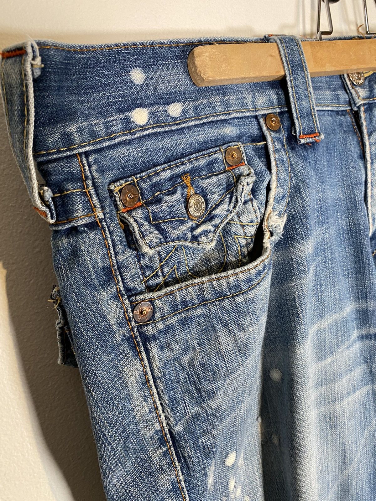 True Religion Distressed Billy Pant 32x33 Size US 32 / EU 48 - 2 Thumbnail