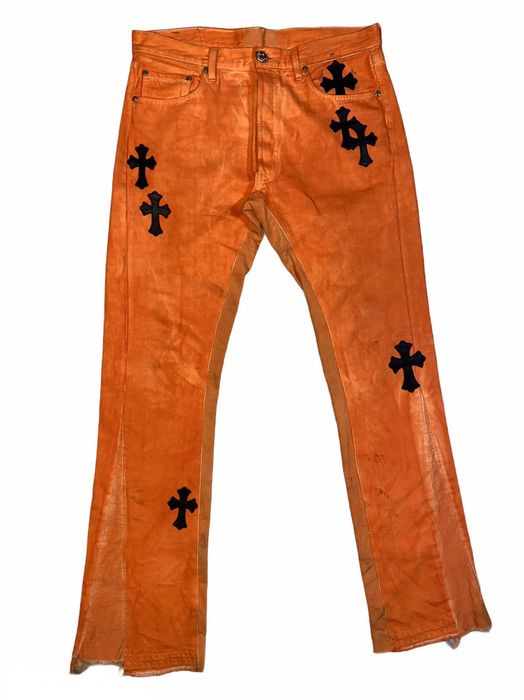 Chrome Hearts Chrome Hearts Orange Cross Patch Vintage Levi’s Denim ...