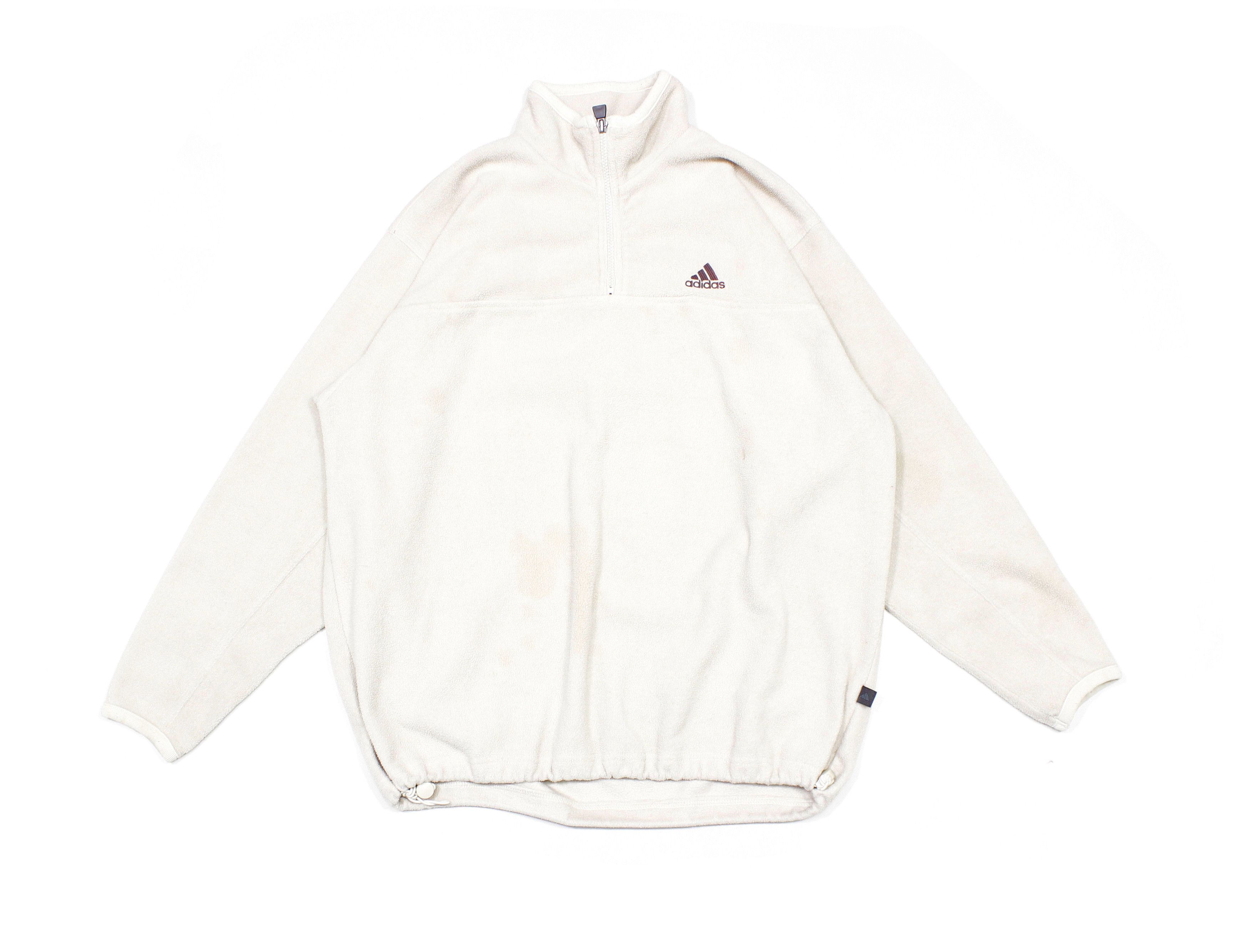 Adidas 2000 Logo Fleece Anorak Jacket Size US L / EU 52-54 / 3 - 1 Thumbnail