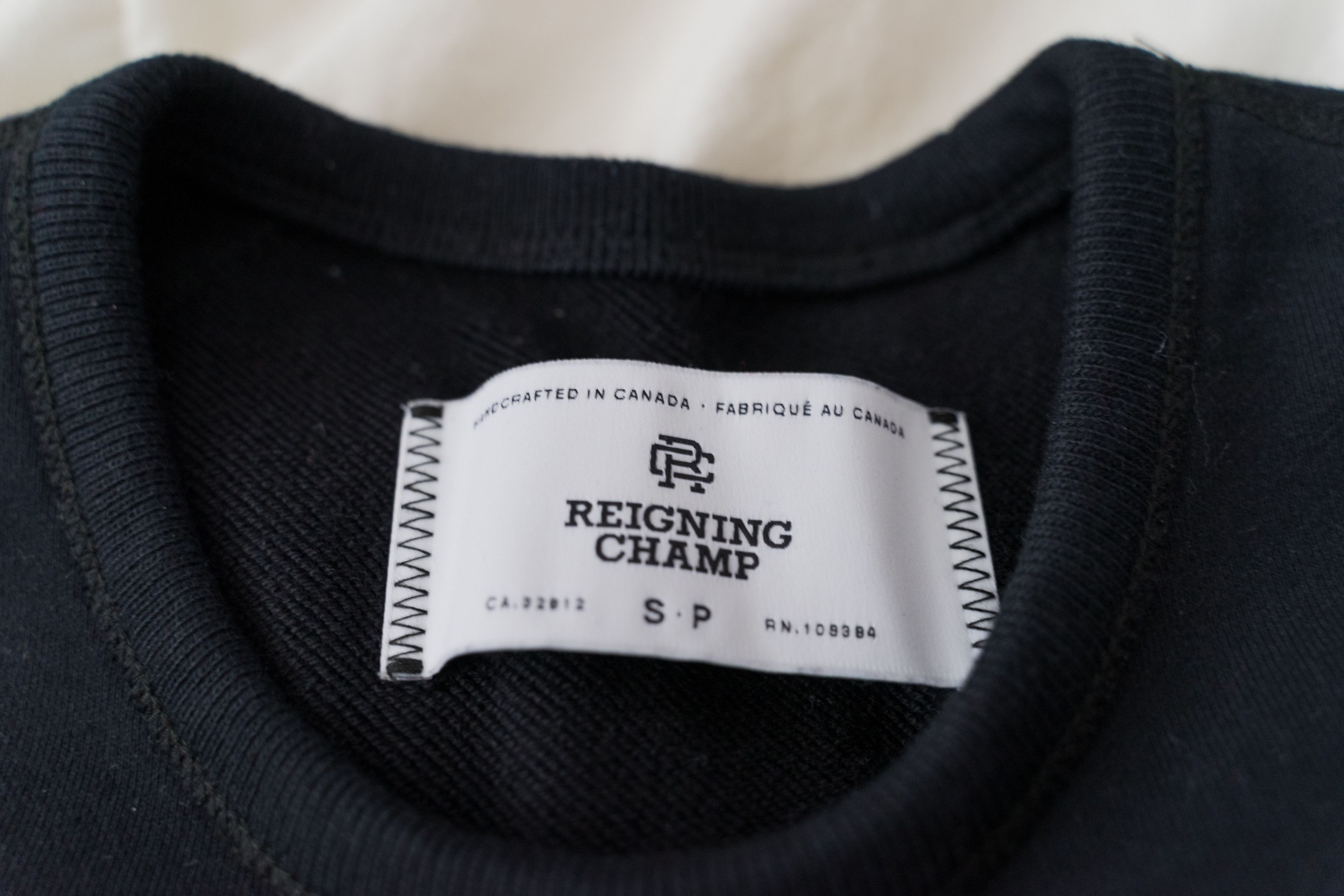 Reigning Champ Reigning Champ Side Zip Crewneck Black Small Size US S / EU 44-46 / 1 - 5 Thumbnail