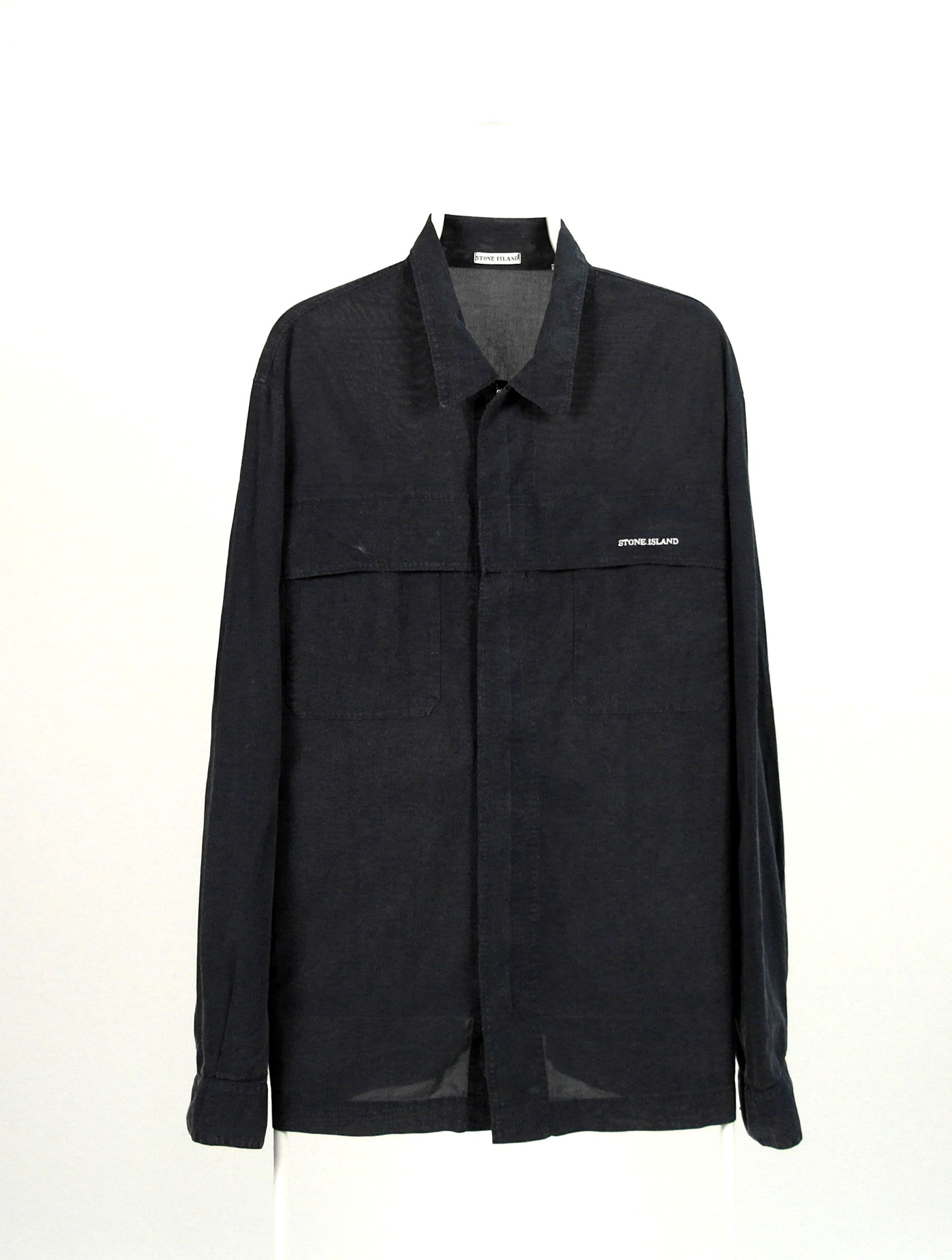 Stone Island Stone Island Zip Shirt Vintage Size US XXL / EU 58 / 5 - 1 Thumbnail