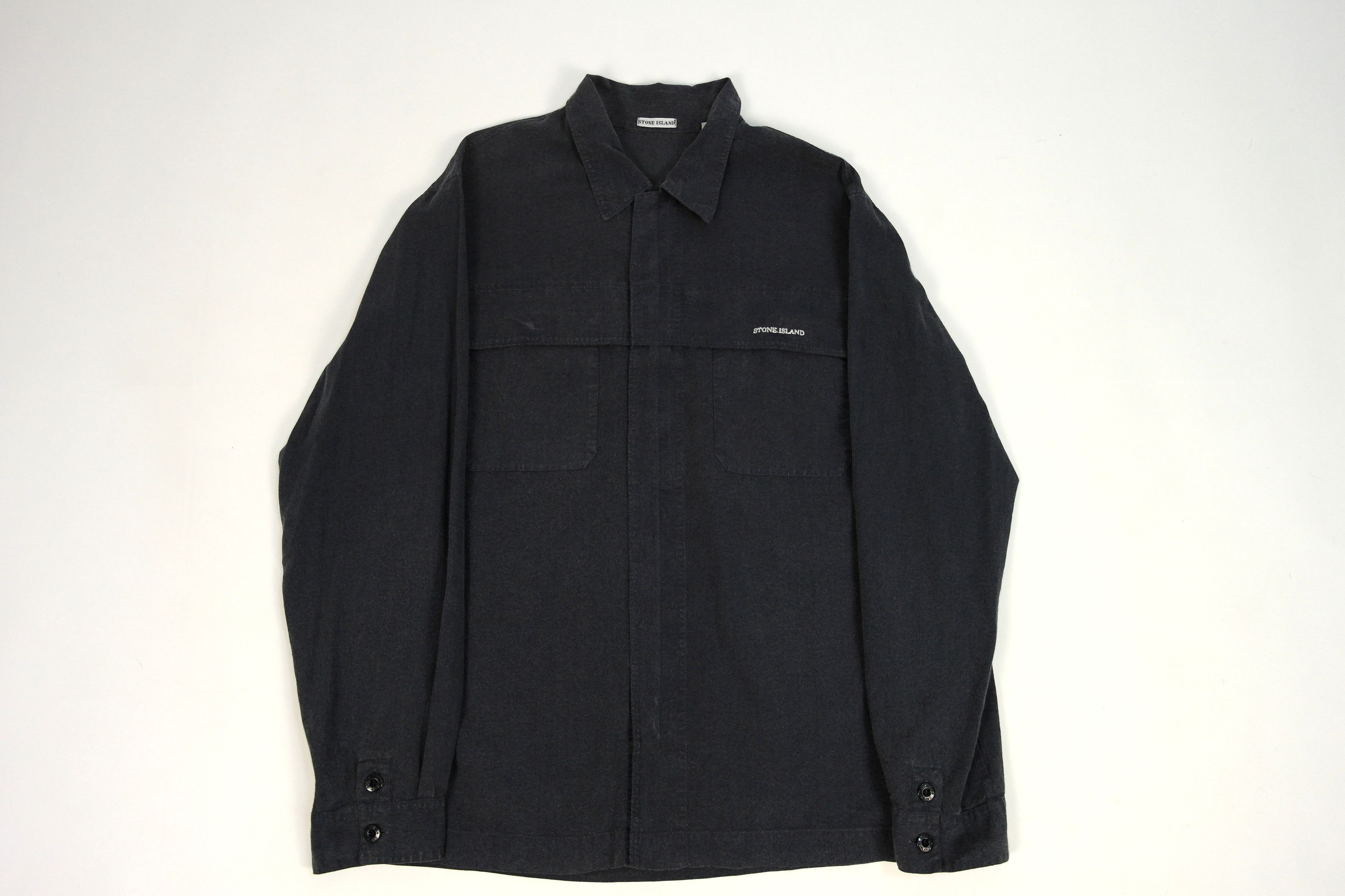 Stone Island Stone Island Zip Shirt Vintage Size US XXL / EU 58 / 5 - 2 Thumbnail