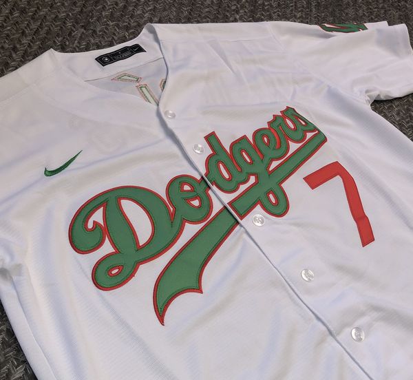 Men's Julio Urias Dodgers Mexico Jersey - All Stitched