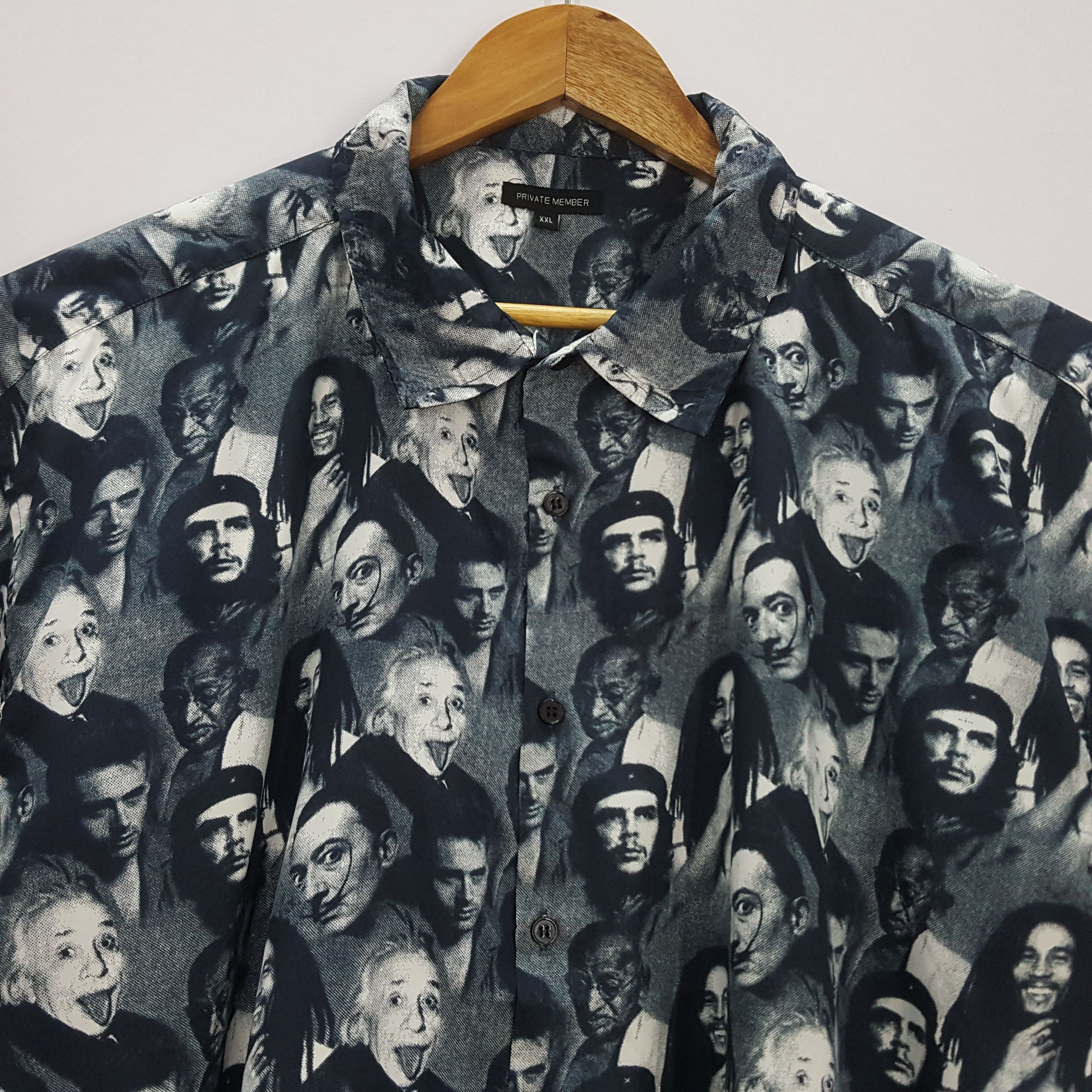 Bob Marley Vintage Bob Marley Che Guevara Einstein full print shirt Size US XXL / EU 58 / 5 - 3 Thumbnail