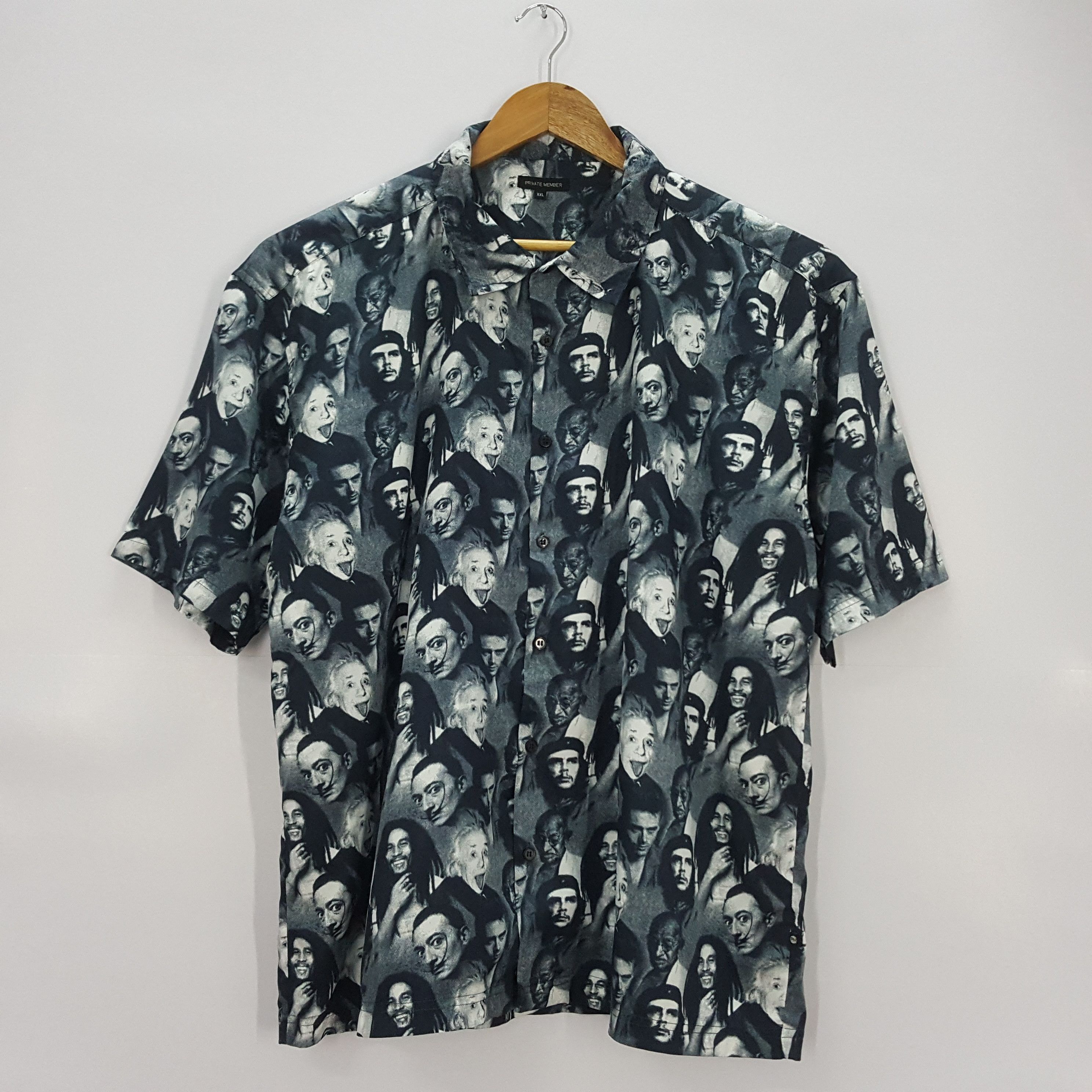 Bob Marley Vintage Bob Marley Che Guevara Einstein full print shirt Size US XXL / EU 58 / 5 - 1 Thumbnail