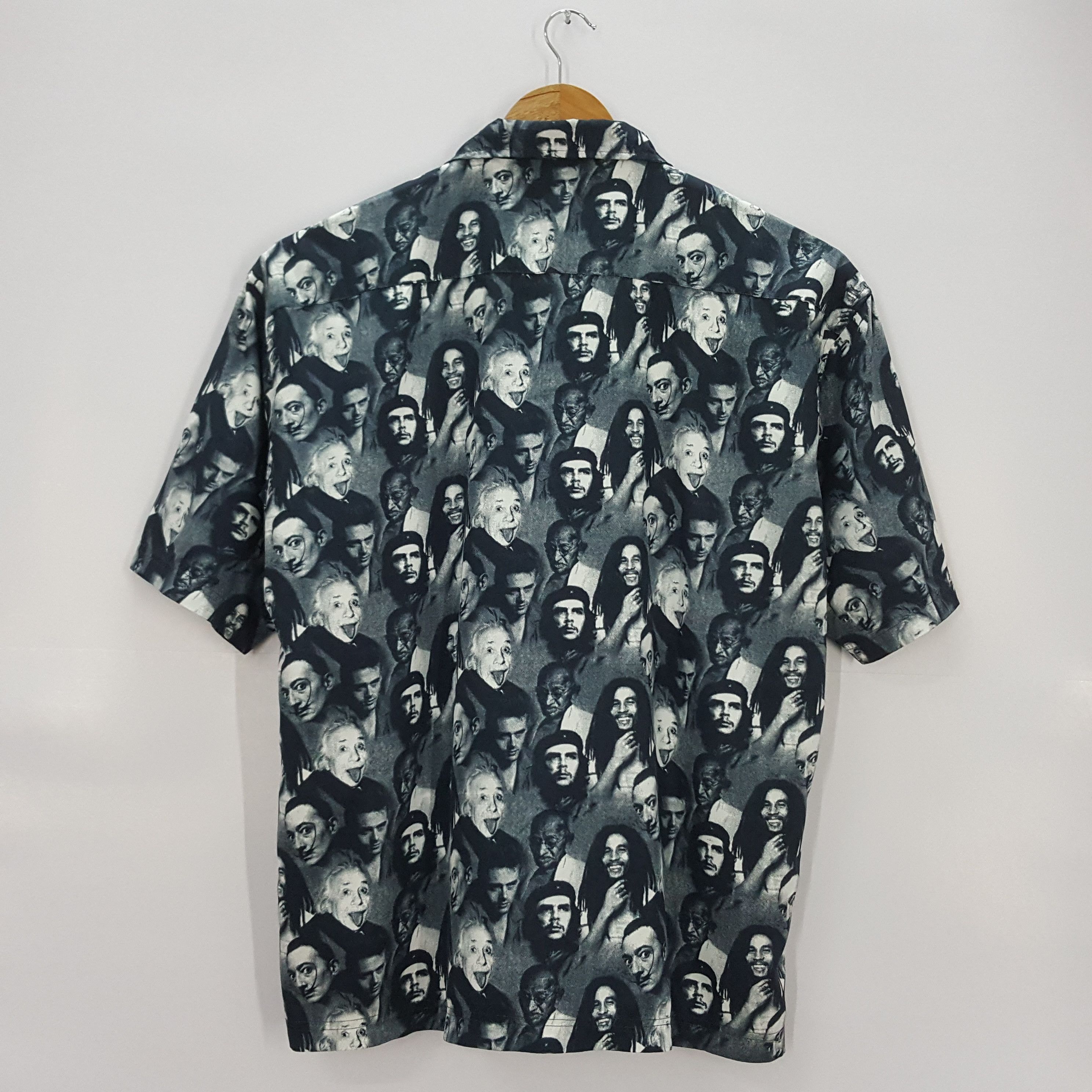 Bob Marley Vintage Bob Marley Che Guevara Einstein full print shirt Size US XXL / EU 58 / 5 - 2 Thumbnail