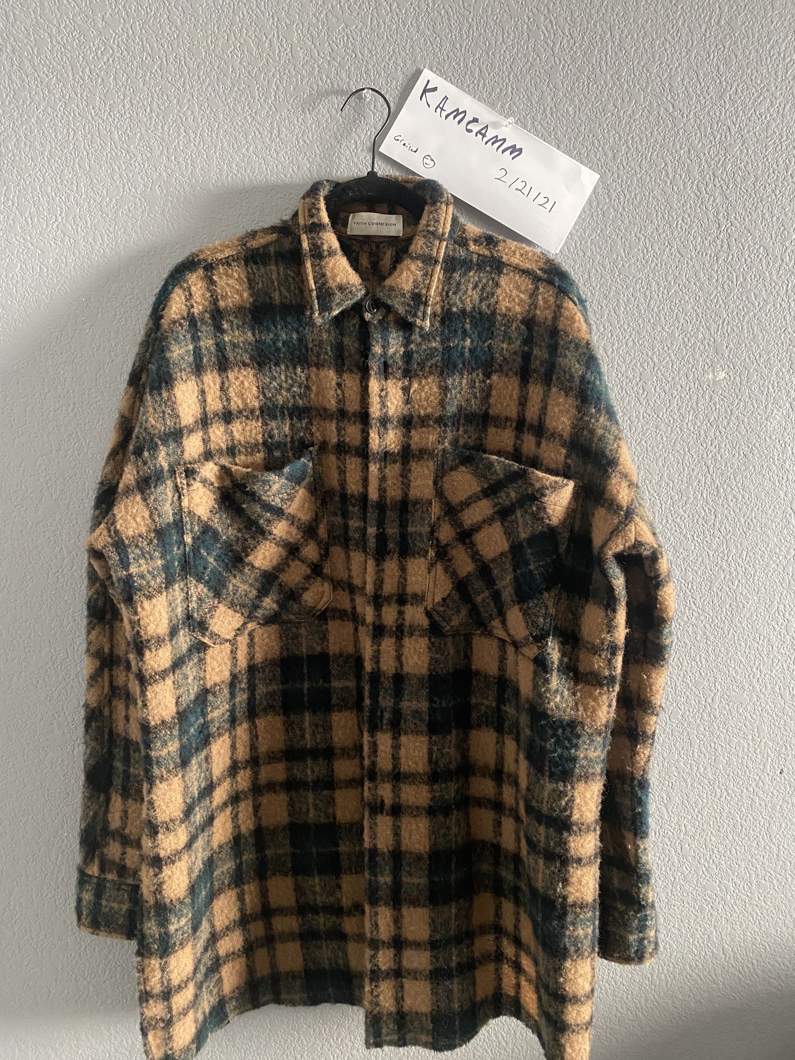 Faith Connexion 👑GRAIL👑 Faith Connexion oversized wool flannel kanye yeez Size US S / EU 44-46 / 1 - 2 Thumbnail