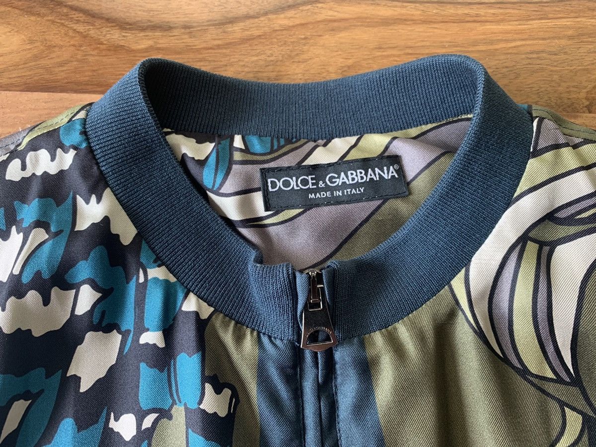 Dolce & Gabbana Dolce & Gabbana 100% Silk Jacket IT48 Green Size US M / EU 48-50 / 2 - 2 Thumbnail