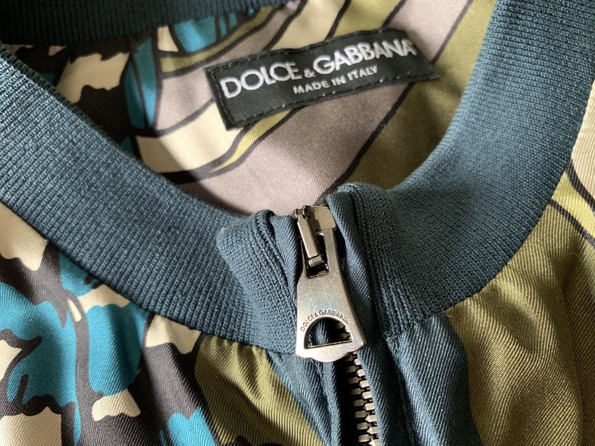 Dolce & Gabbana Dolce & Gabbana 100% Silk Jacket IT48 Green Size US M / EU 48-50 / 2 - 9 Thumbnail