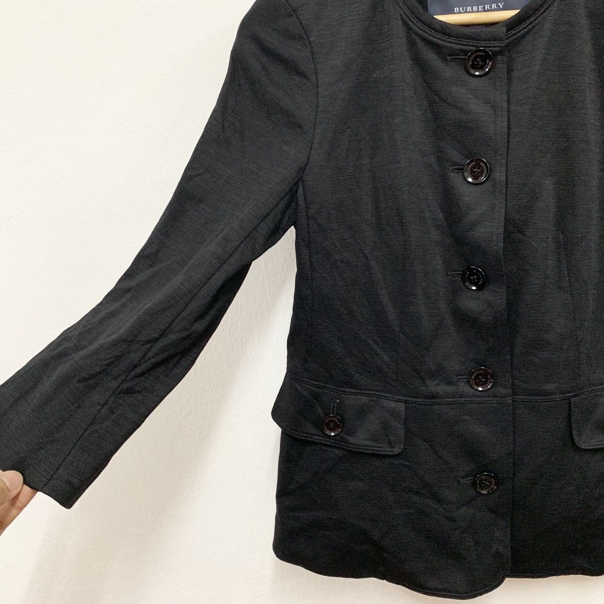 Burberry Burberry Black Jacket Size S / US 4 / IT 40 - 4 Thumbnail
