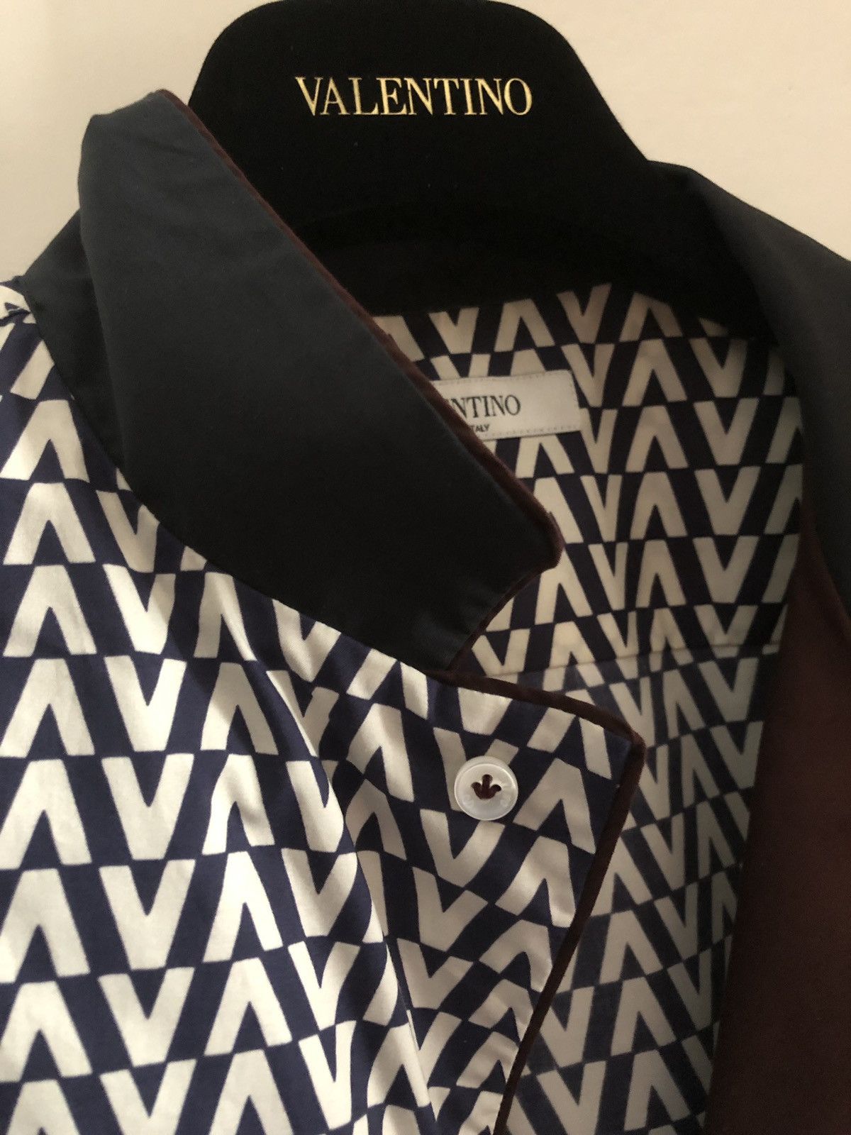 Valentino Valentino SS19 Runway Optical SS Shirt Size US S / EU 44-46 / 1 - 15 Thumbnail
