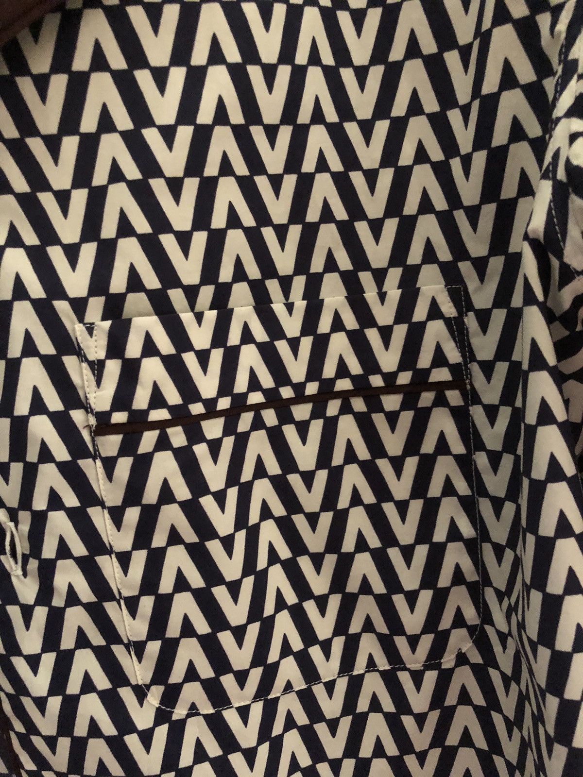 Valentino Valentino SS19 Runway Optical SS Shirt Size US S / EU 44-46 / 1 - 17 Thumbnail