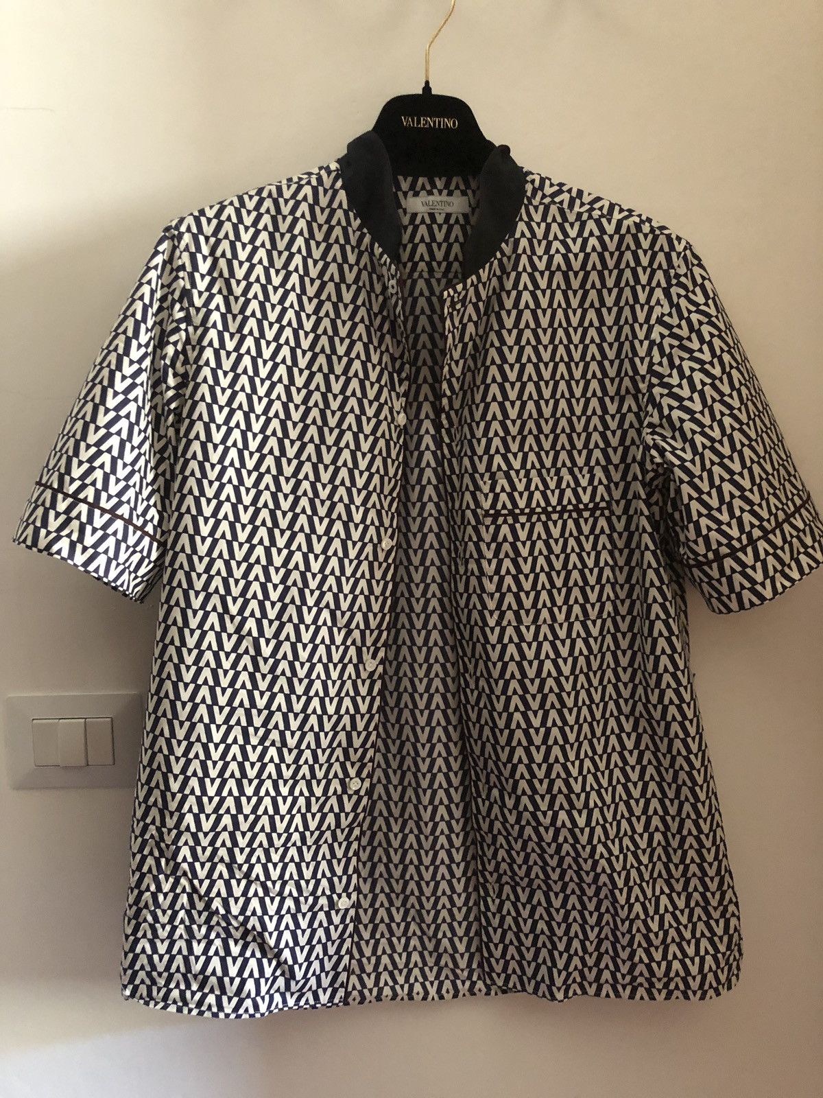 Valentino Valentino SS19 Runway Optical SS Shirt Size US S / EU 44-46 / 1 - 13 Thumbnail